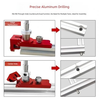 Professional Punch and Tap Kit for Aluminum with Accurate Positioning System