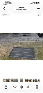 XL SAVIC Large Folding Dog Crate Cage Approx: 118cm x 76 x 88cm