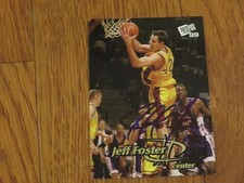 Jeff Foster Autographed Hand Signed Card Texas State Press Pass