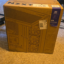 NZXT H9 Flow White Dual-Chamber ATX Mid Tower...