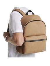 Michael Kors Malone Men's Pocket Backpack - Camel NWT MSRP $268