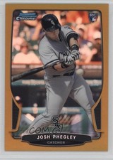 2013 Bowman Draft Chrome Gold Refractor 30/50 Josh Phegley #15 1u6