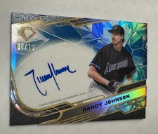 2025 Topps Diamond Icons Randy Johnson Icons Chrome Autograph /15 #ACC-RJ