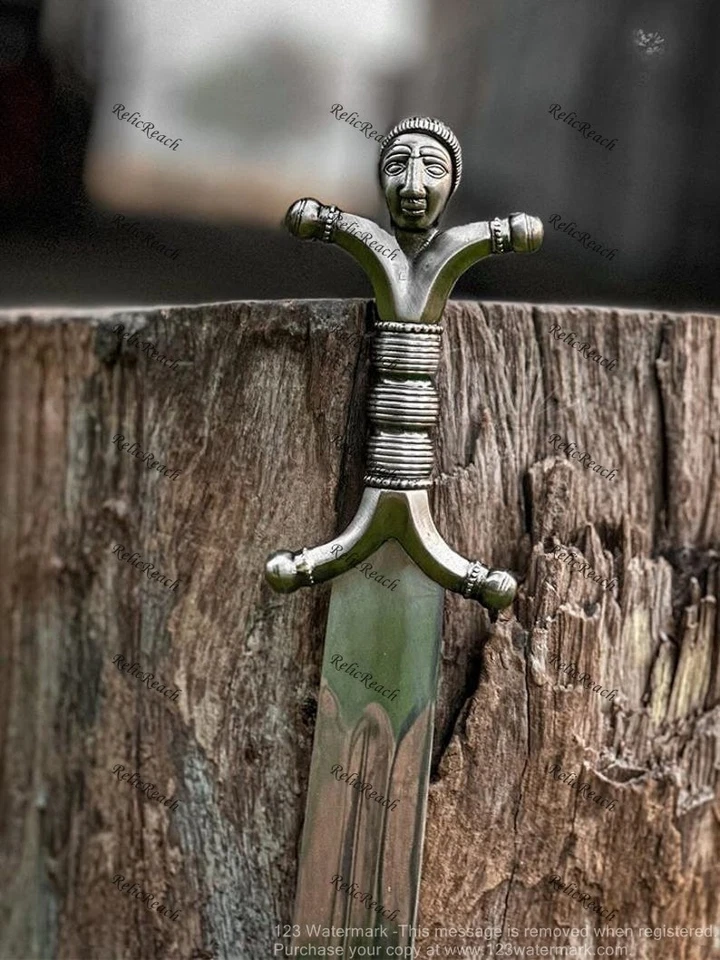 Maeg Espada Antropomórfica Celta Acero Inoxidable Medieval Halloween Disfraz Él Foto 3 de 4