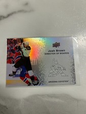 Josh Brown Director of Boards 2023-24 Upper Deck Hockey