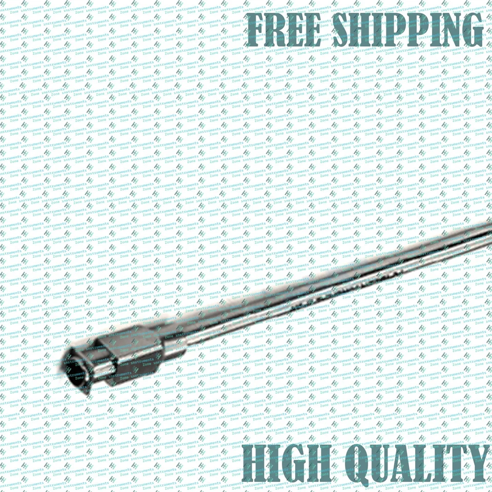 Aguja de inyección laríngea Kleinsasser punta en ángulo 90°, bloqueo Luer, herramienta otorrinolaringológica de 1 mm Foto 3 de 4