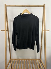 Camisa BOXY XL De Colección Años 80 Papel Fino Burnout Usada 50/50 Cuello Simulado Manga Larga