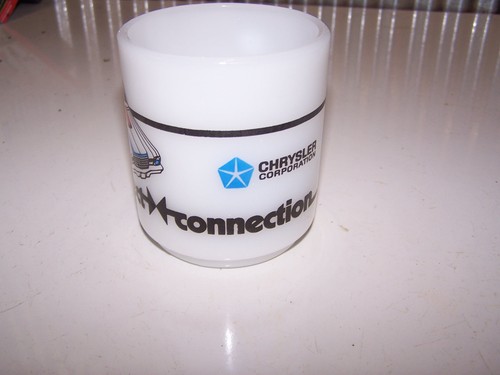 Vintage CHRYSLER CORPORATION DIRECT CONNECTION Glasbake Cup / Mug - Mopar Dodge - Picture 3 of 7