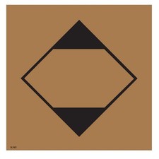 7" x 7" Limited Quantity Brown Kraft Blank Labels 500 per Roll 