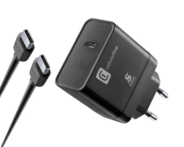 CellularLine USB-C Super Fast Charger Kit FüR Samsung 45W, 1M, #1907323-image