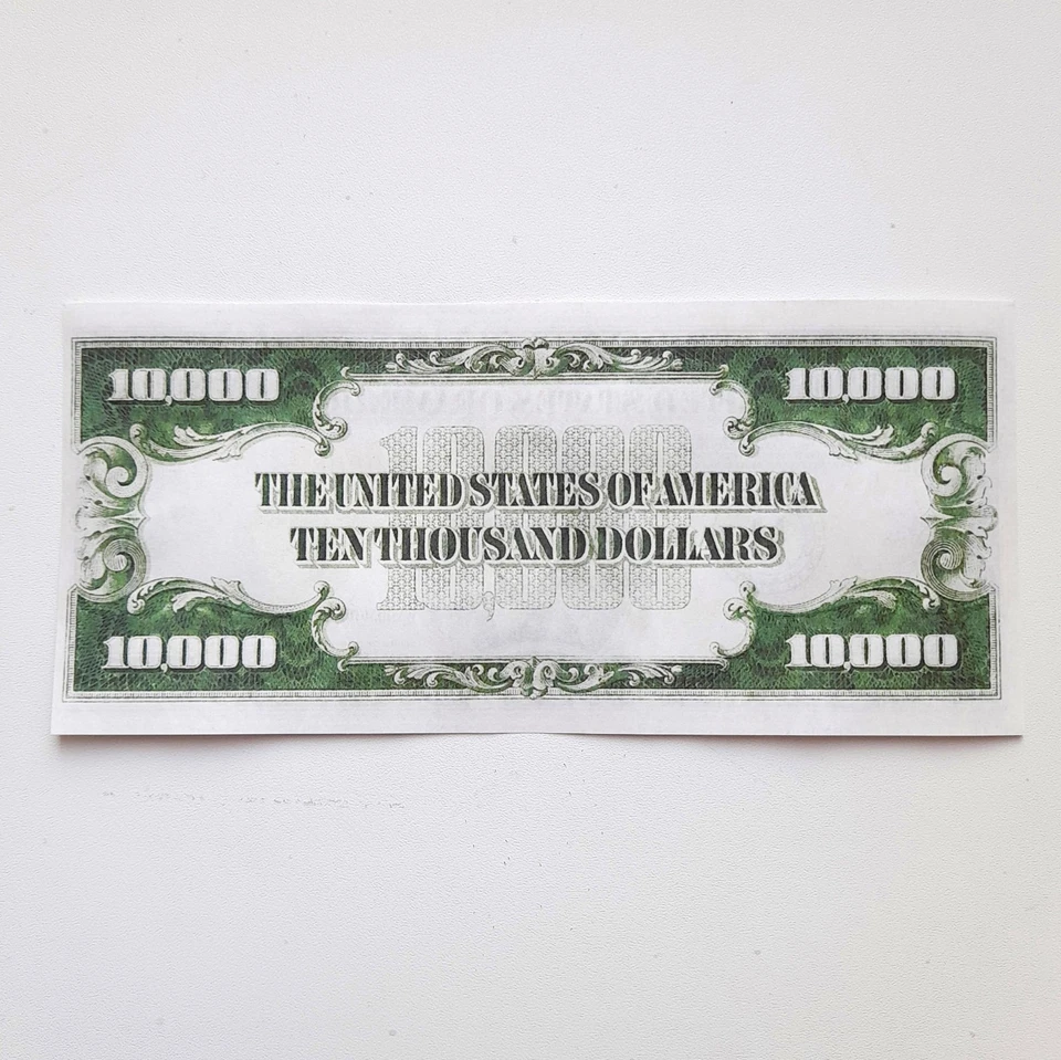 10000 Dollars 1934 Federal Reserve Note Reproduction US Banknote - Image 4 of 4