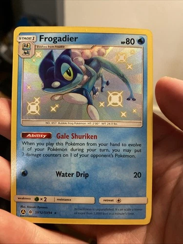 Frogadier SV12/SV94 Hidden Fates: Shiny Vault Holo
