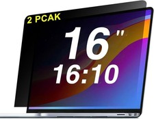 Removable Anti-Glare Blue Light Filter 16 Inch Laptop Privacy Screen Protector -