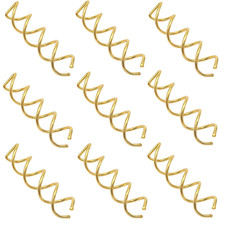 10pcs Spiral Hair Pins 2 Inch Bun Twister Spiral Bobby Pins Gold Spin