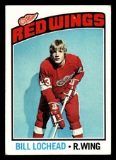 1976-77 Topps Bill Lochead #122 - Detroit Red Wings - VG