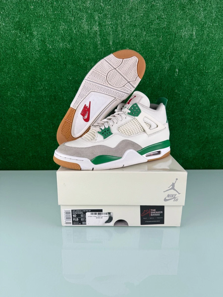 Jordan 4 Retro SP x Nike SB Mid Pine Green | eBay