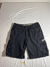 UNIONBAY Cargo Shorts Military Style Multi-Pocket black Men 38
