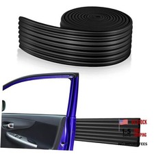 Garage Wall Protector Garage Car Door Protector Waterproof 10ft x 3.15in Black