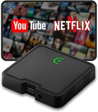 Wireless CarPlay Adapter 2025 AI Box Android Auto Netflix YouTube Plug & Play Do