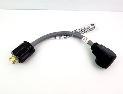 #ad #ad AC Works Electric Vehicle Generator To Tesla Adapter Plug 1.5 Ft NEMA L14 30P $45.90