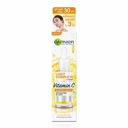 15ml Skin Serum Garnier Vitamin Bright Face Light Spots Dark Men Extract Booster - Picture 5 of 6