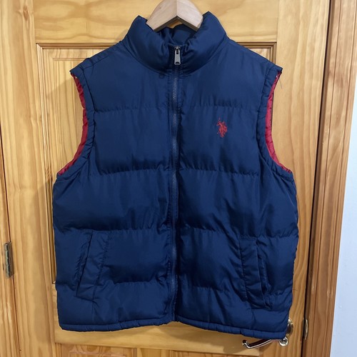 USPA U.S. Polo ASSN Puffer Vest Navy 