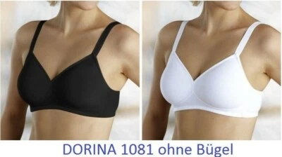 ✅ DORINA 1081 DANIELA-BH ohne Bügel Baumwolle-Coolmax-Lycra BRA wellness.fit