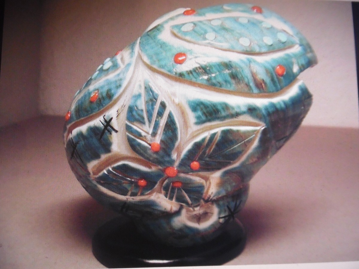 ZUNI FETISH F-3937 GREEN SHELL FLOWER MAIDEN BY CHAD QUANDELACY | eBay