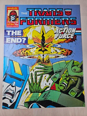 Transformers & Action Man Issue 166 UK Edition May 1988 Marvel Comics Sleeved