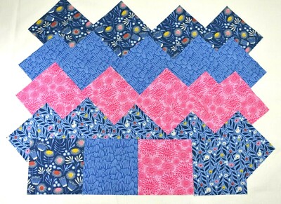 ''ON CLOUD NINE'' FLORAL DECO  CHARM PACK 5 Inch Quilt Squares 