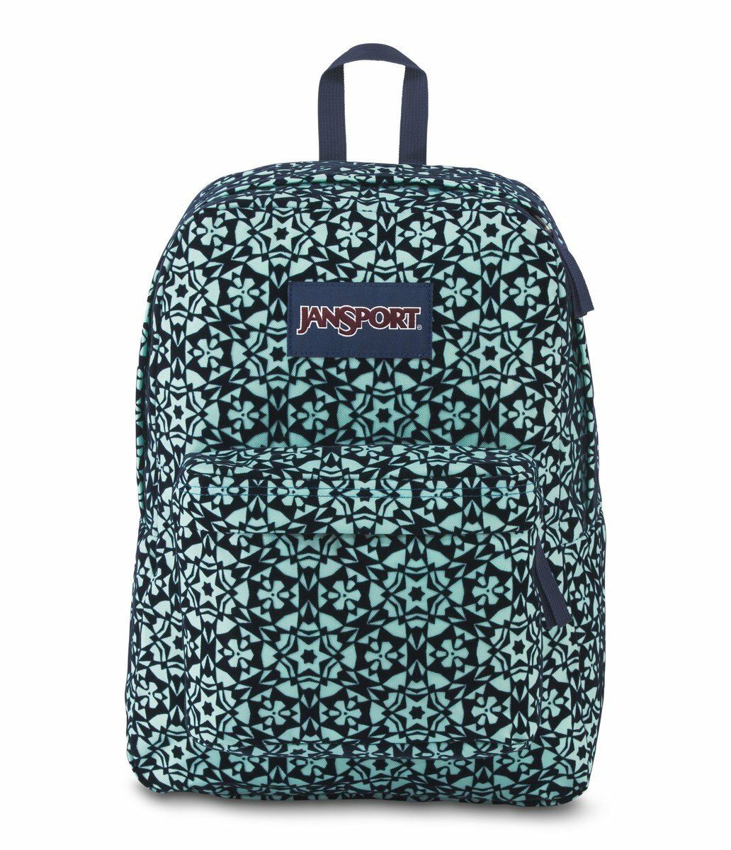aqua dash jansport backpack ebay JanSport High Stakes Backpack, Aqua Dash Morrocan Flock