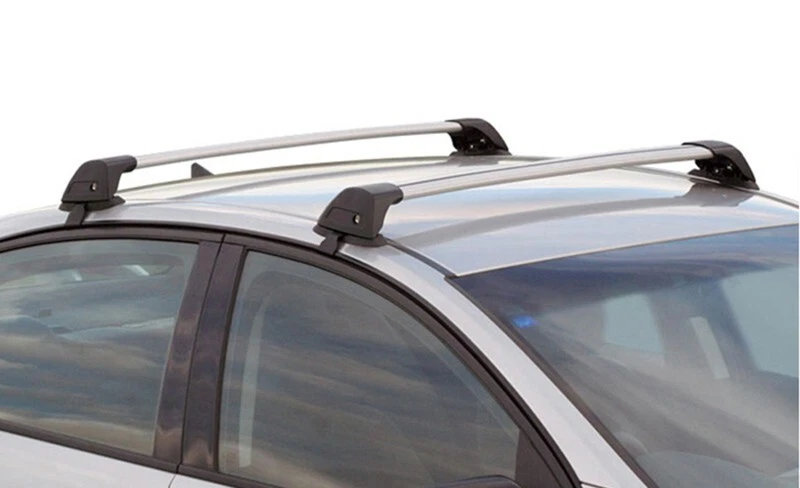 Barras transversales aptas para Toyota Corolla 2012-2023 2024 riel portaequipajes plateado Foto 4 de 4