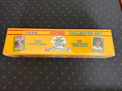 1990 SCORE BASEBALL Sealed 770-Card Collector Set (Thomas, Sanders & Sosa RCs)