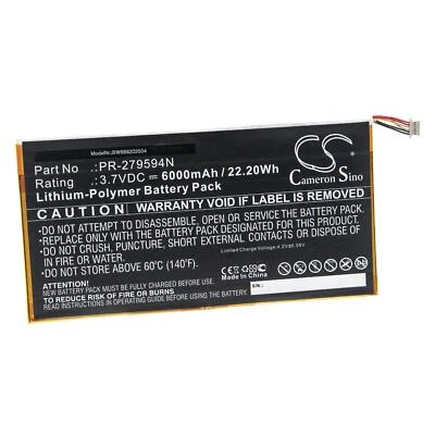 VHBW Batterie pour Acer Iconia One 10 B3-A40 6000mAh 3,7V