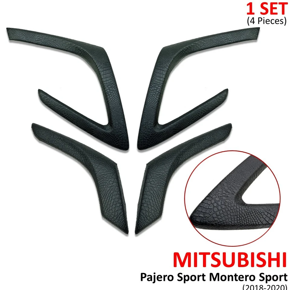 For Mitsubishi Pajero Montero Sport 2016 19 Interior Door Handle Cover Leather — 第 4/4 张图片