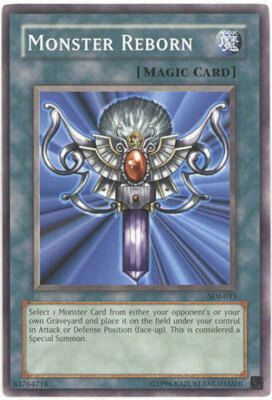 Yu-Gi-Oh Card - SDJ-035 - MONSTER REBORN (common) - NM | eBay