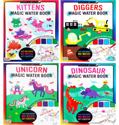 Kinder Magic Painting Malbuch Bücher Erstellen Wasserkunst Einhorn Dinosaurier