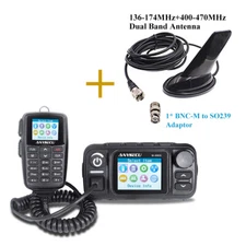 Anysecu 4G Internet Mobile Radio Real PTT with GPS Analogue Dual Band Car Radio
