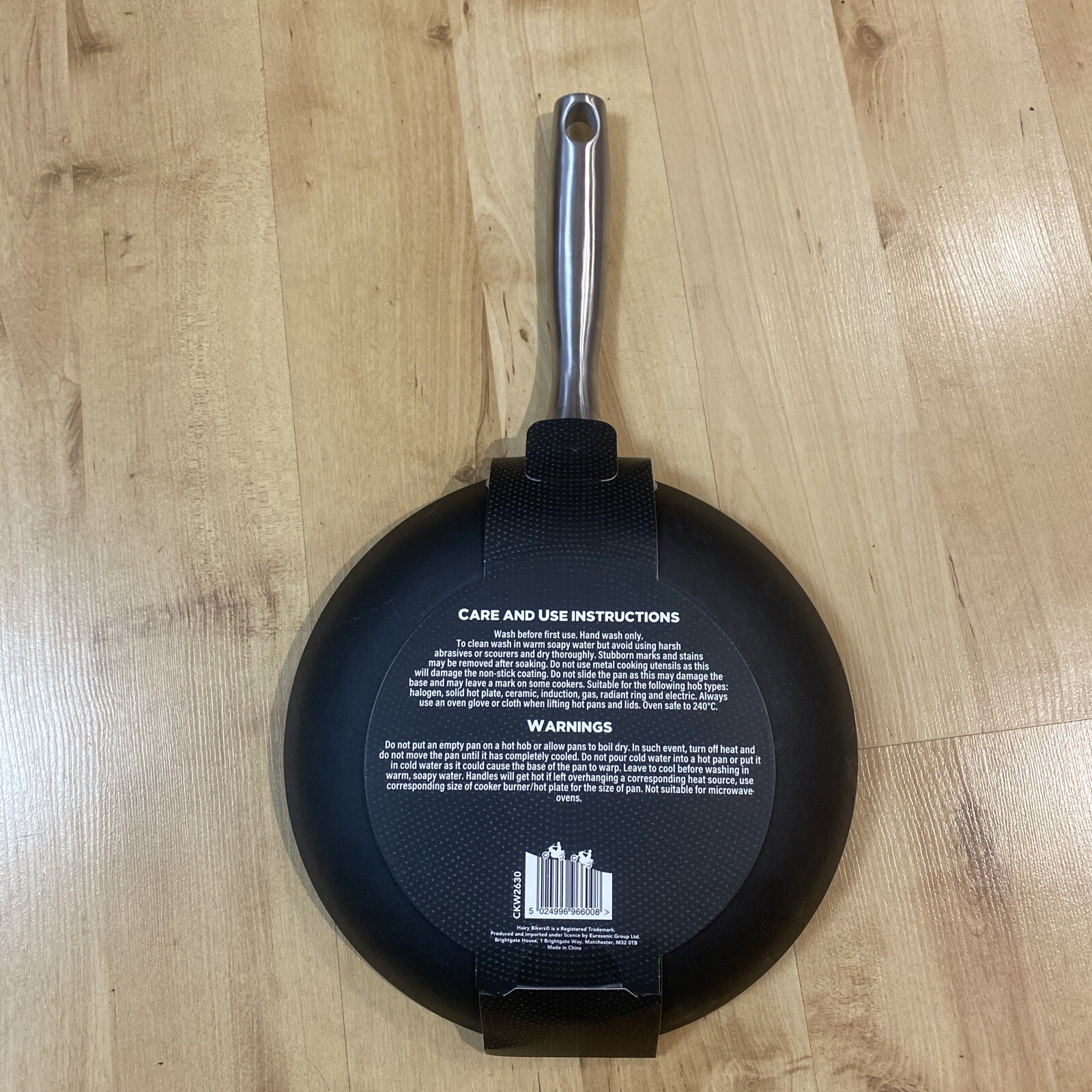 Hairy Bikers 24CM Cast Iron Frying Pan CKW2630 All Hobs eBay