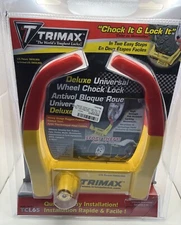 Trimax TCL65 Deluxe Universal Wheel Chock Lock 6" Closed, 10.5" Open