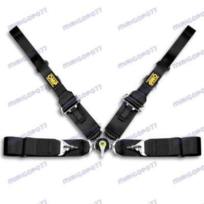 4 Point Black Camlock Quick Release Car Seat Belt Harness F OMP Racing Universal