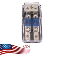 2 Way Mini ANL Blade Fuse Holder Stereo Car Audio Power Distribution Block 1PC