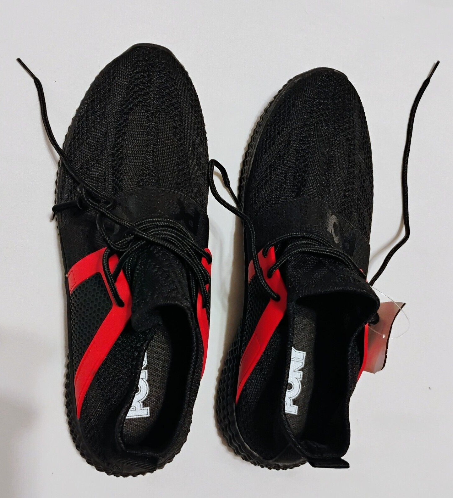 Scarpe da tennis uomo PONY taglia 10 nere nuove