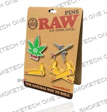 Raw Classic Badge Pin Set