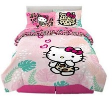 Hello Kitty Kids Reversible Bed Set-W13270974866, W1008021299, W3147596366