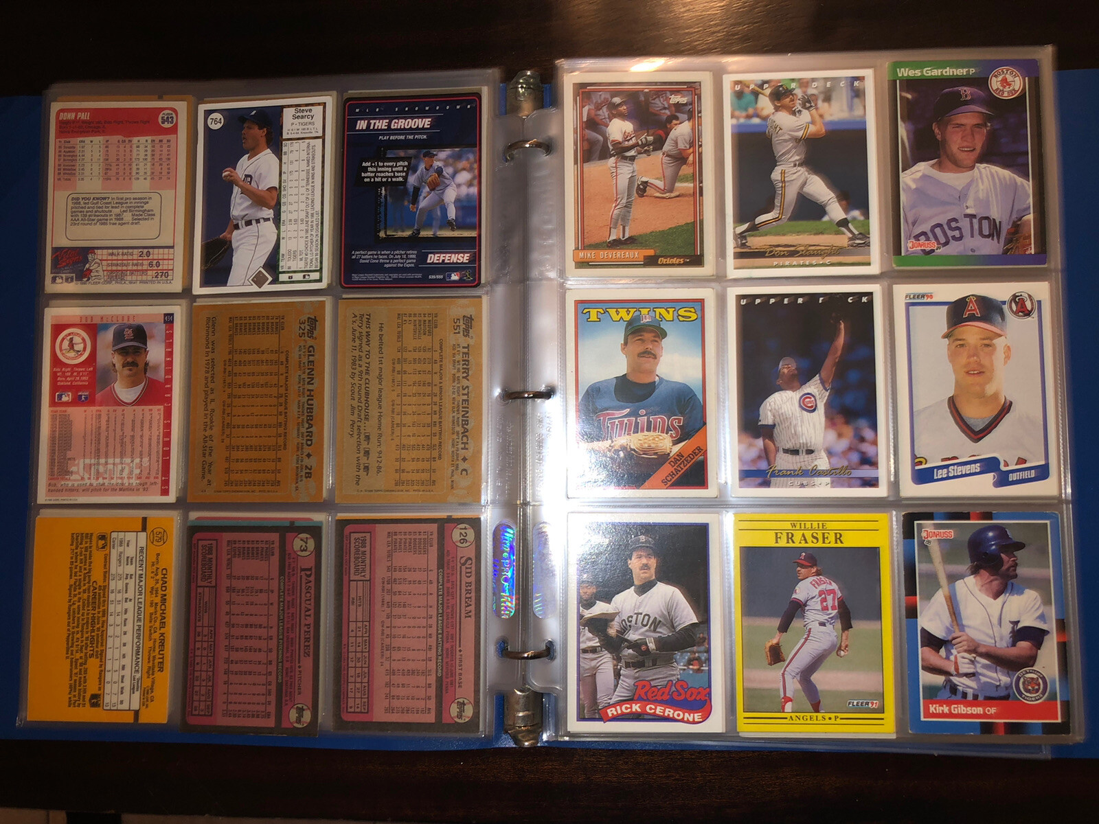 SPORT CARD Collection Lot MLB and Some NFL All In Binders Stars