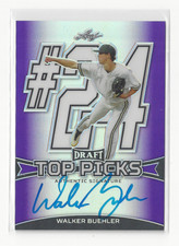 2015 Leaf Metal Top Picks Walker Buehler Rookie Auto /15 Dodgers Vanderbilt