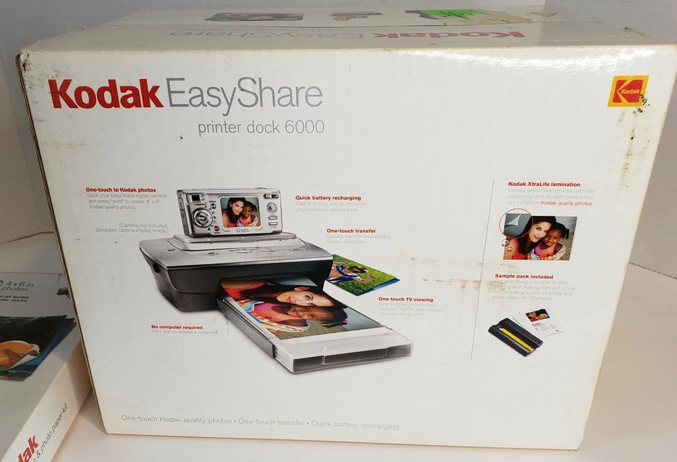 Kodak EASYSHARE Dock G600 Digital Photo Thermal Printer - Image 4 of 4