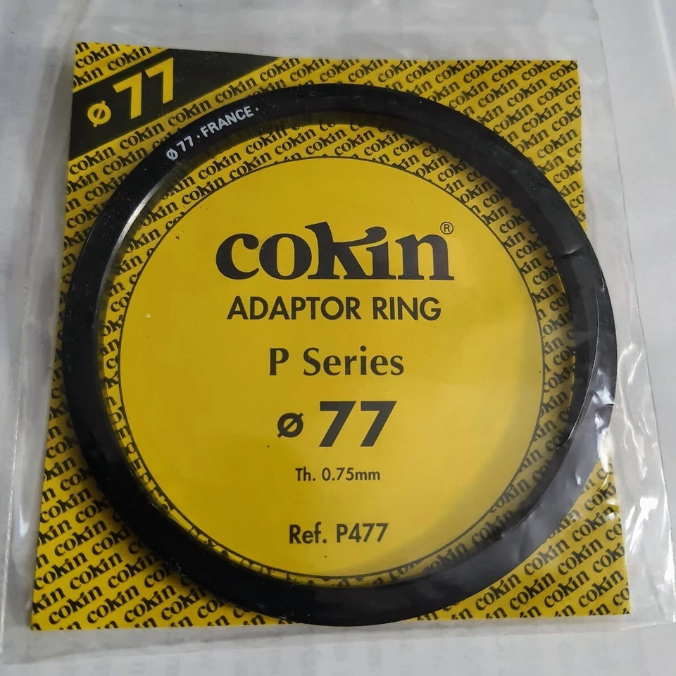 Genuine Cokin P Series 77mm Adapter Ring P477 Made in France Thread to P System - Image 2 of 4