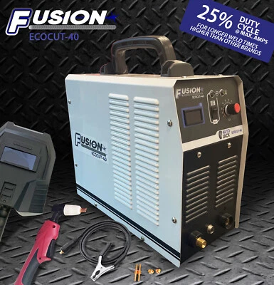 AUTOJACK Plasma Cutter 40A with Built-in Air Compressor | 230V 16A | Cuts Steel 15mm